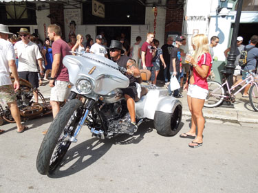 Poker Run 2012 photo - Duval Street, Key West